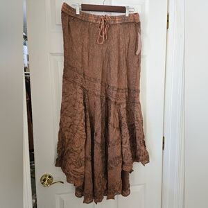 Scully Earthy Brown Maxi Skirt